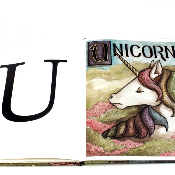 Alphabet of Fantastic Beings With 5 Free Mystery Mini Prints!