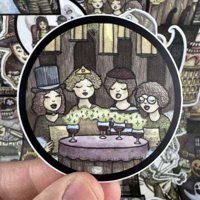 Spell Girls 3 Inch Sticker