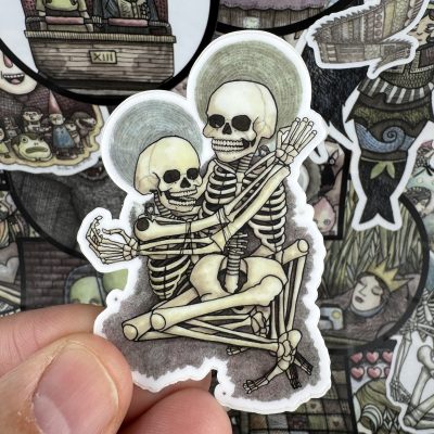 Skeleton III 3 Inch Sticker