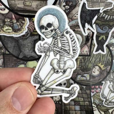 Skeleton I 3 Inch Sticker