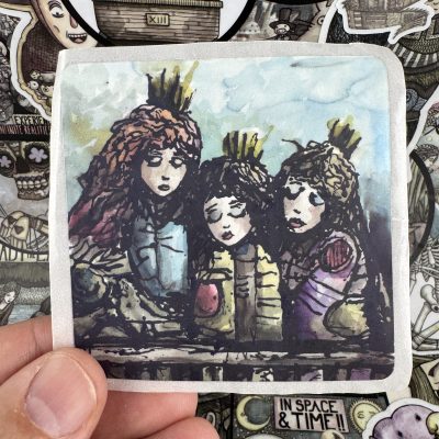 3 Princesses 3 Inch Sticker