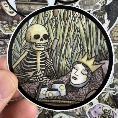 River 3 Inch Sticker