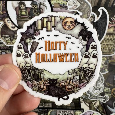 Halloween 3 Inch Sticker