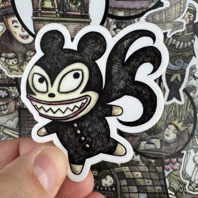 Nightmare Doll 3 Inch Sticker