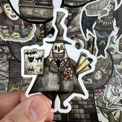 Nightmare Mayor 3-1/2 Inch Sticker