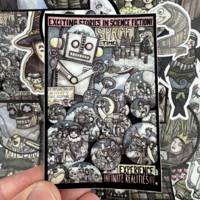 Alien I 3-3/4 Inch Sticker