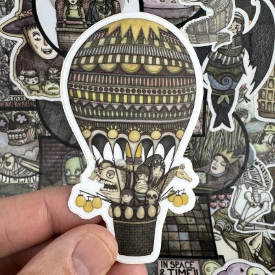 Balloon 4 Inch Sticker