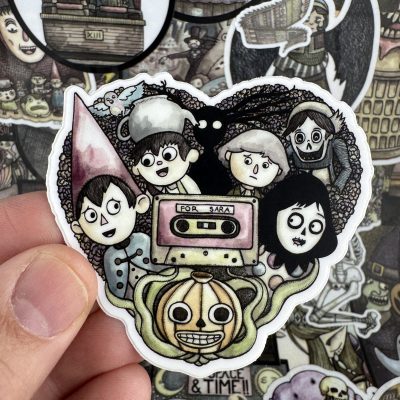 Garden Heart 3 Inch Sticker