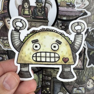 Taco 3 Inch Sticker
