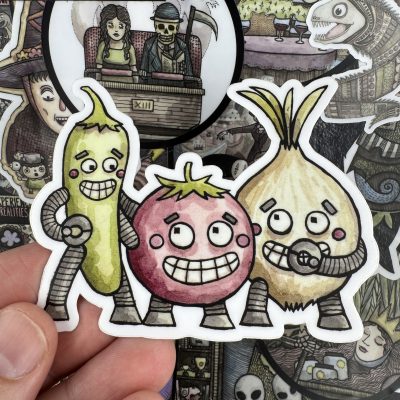 Salsa Brothers 3 Inch Sticker