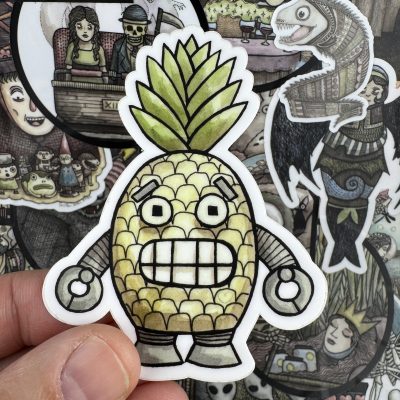 Pineapple 3 Inch Sticker