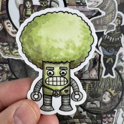 Broccoli 3 Inch Sticker