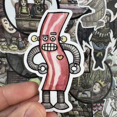 Bacon 3 Inch Sticker