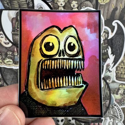 Splash Monster Frog Holographic 3 Inch Sticker