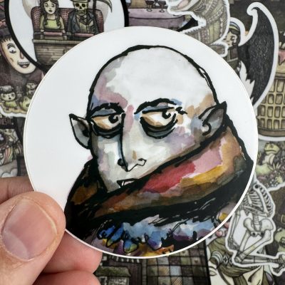 Nosferatu 3 Inch Sticker