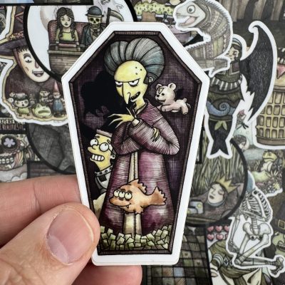 Burns 3-1/2 Inch Sticker