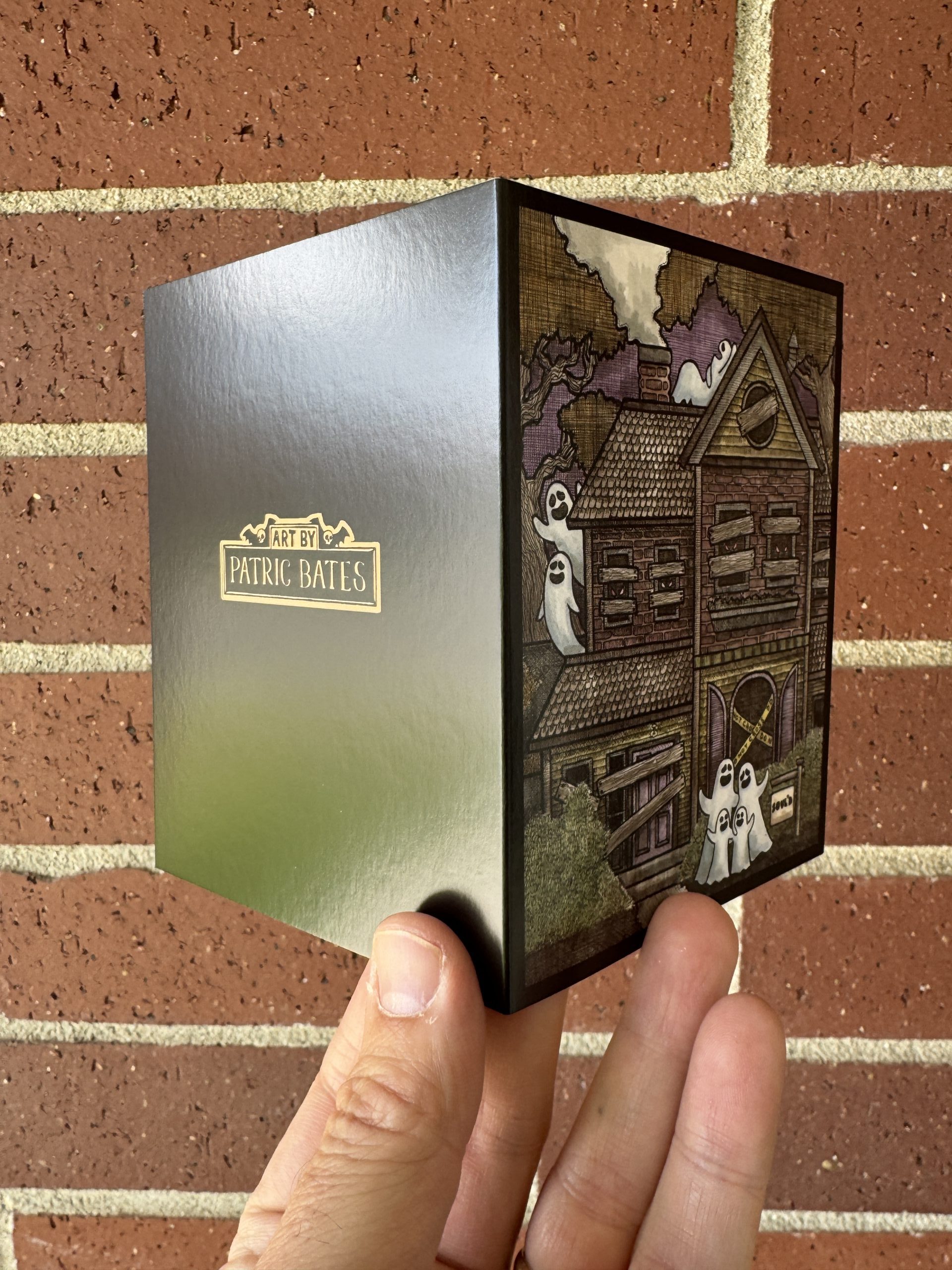 Haunted House III Greeting Cards With Black Envelopes - Image 3