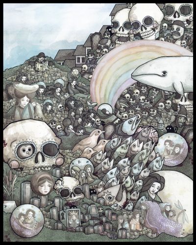 Big Whale 8x10 Print