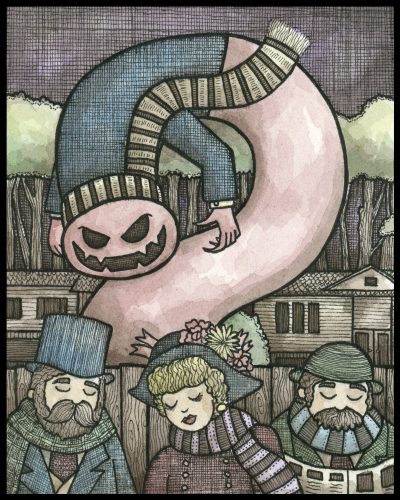 Monster Fence 8x10 Print