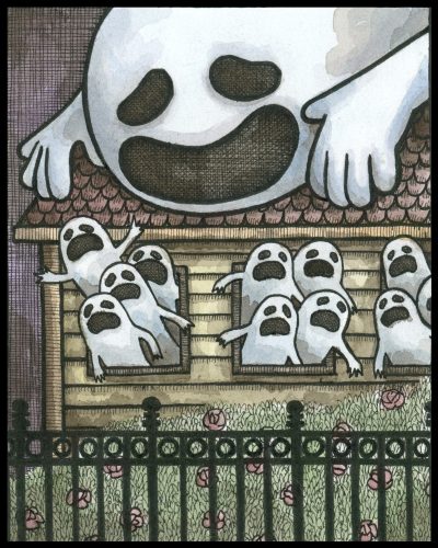 Ghost House 8x10 Print