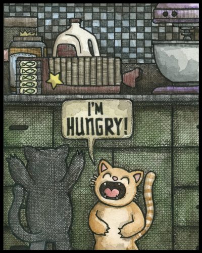 Hungry 8x10 Print