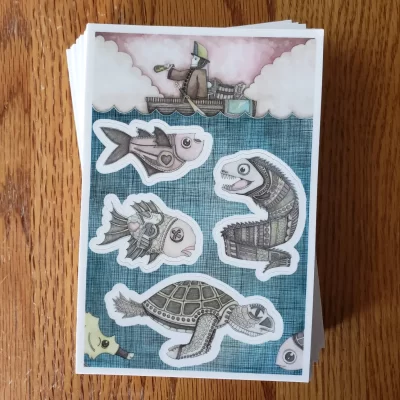 Fish Sticker Sheet
