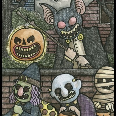 Bat Trick 8x10 Print