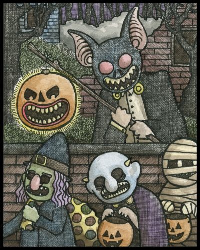 Bat Trick 8x10 Print