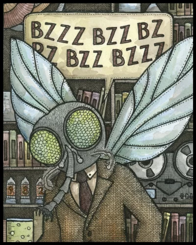 Fly Scientist 8x10 Print