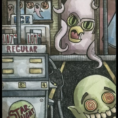 Gas Station 8x10 Print