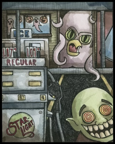 Gas Station 8x10 Print