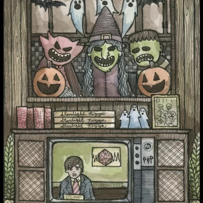 Halloween News 8x10 Print