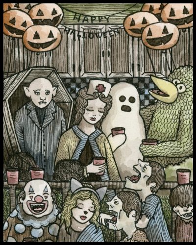 Halloween Party II 8x10 Print