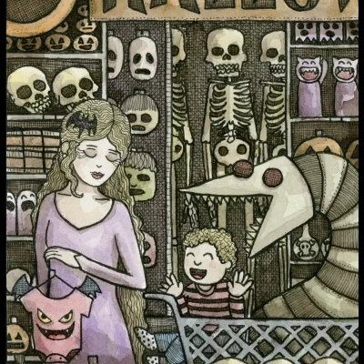 Halloween Store 8x10 Print