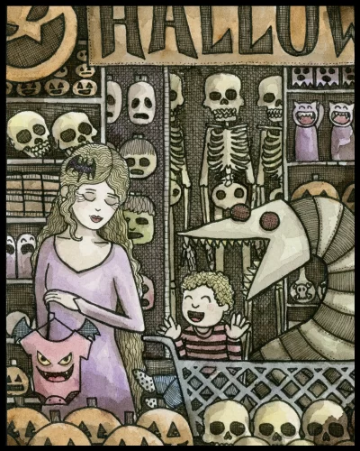 Halloween Store 8x10 Print