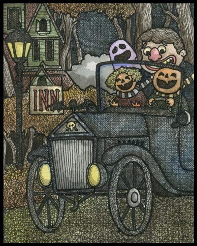 Pumpkin Camera 8x10 Print