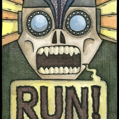 Run! 8x10 Print
