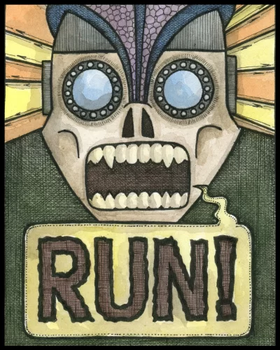 Run! 8x10 Print