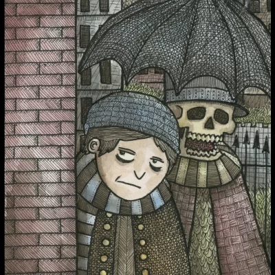 Skeleton Bandit 8x10 Print