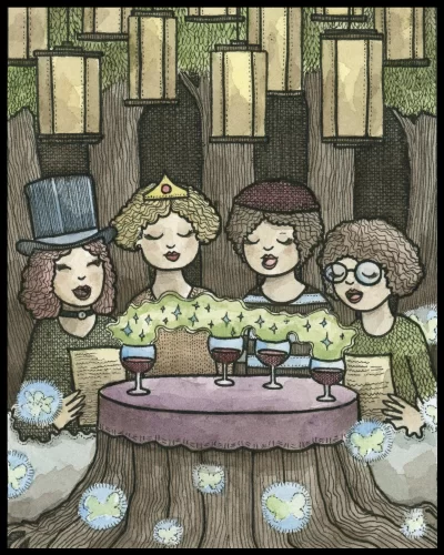 Spell Girls 8x10 Print