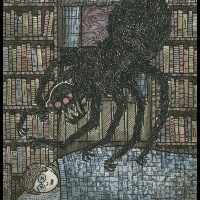 Spider Bed 8x10 Print