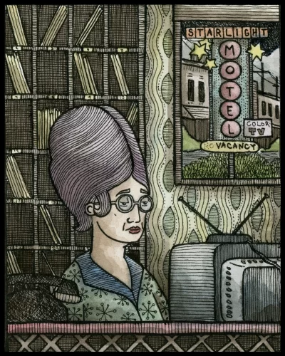 Starlight Motel 8x10 Print