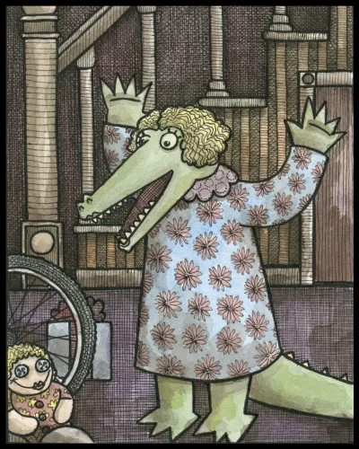 Alligator Present 8x10 Print