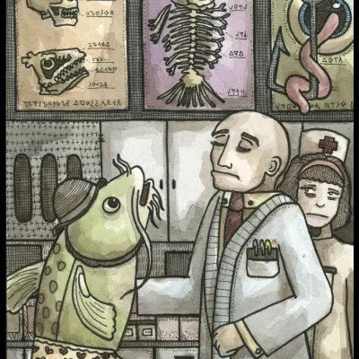 Fish Doctor 8x10 Print