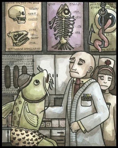 Fish Doctor 8x10 Print