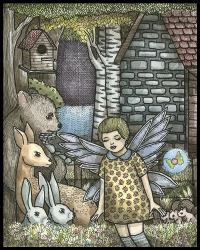 Forest Girl 8x10 Print