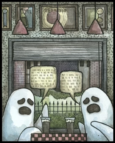 Ghost Diner 8x10 Print