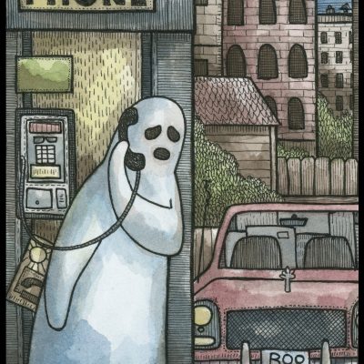 Ghost Payphone 8x10 Print