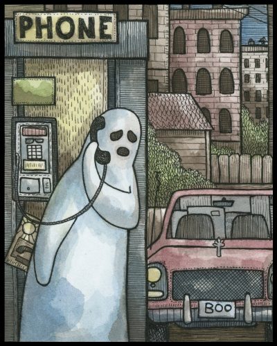 Ghost Payphone 8x10 Print