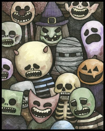 Masks 8x10 Print